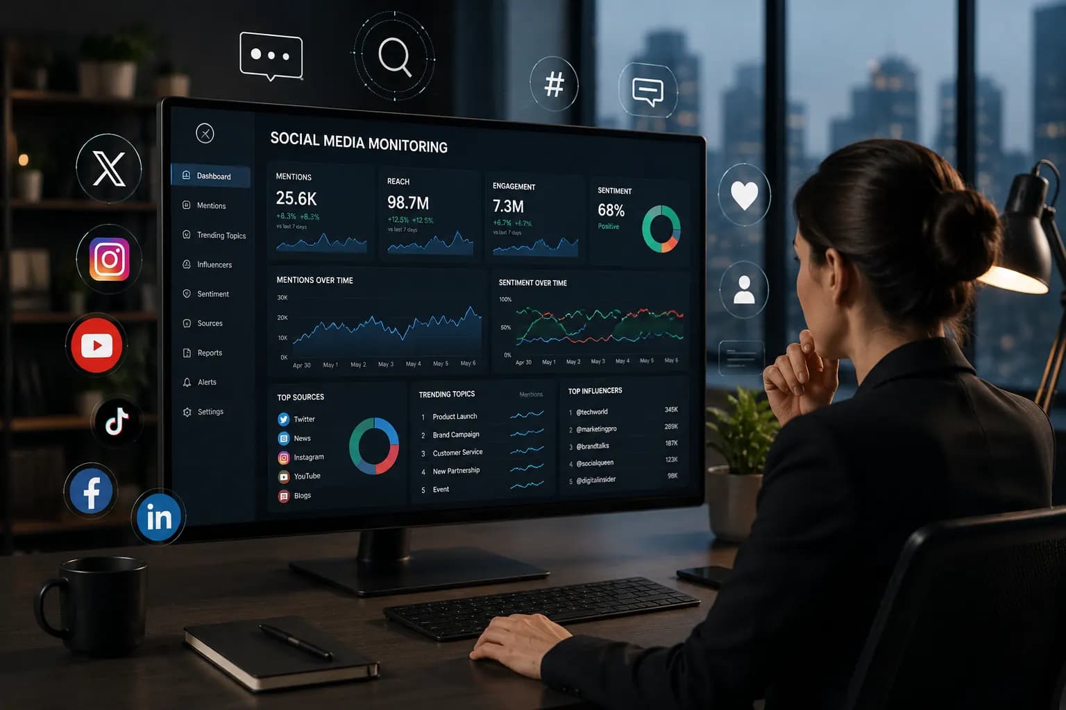 What Is Social Media Monitoring? The Difference Between Tracking and Understanding